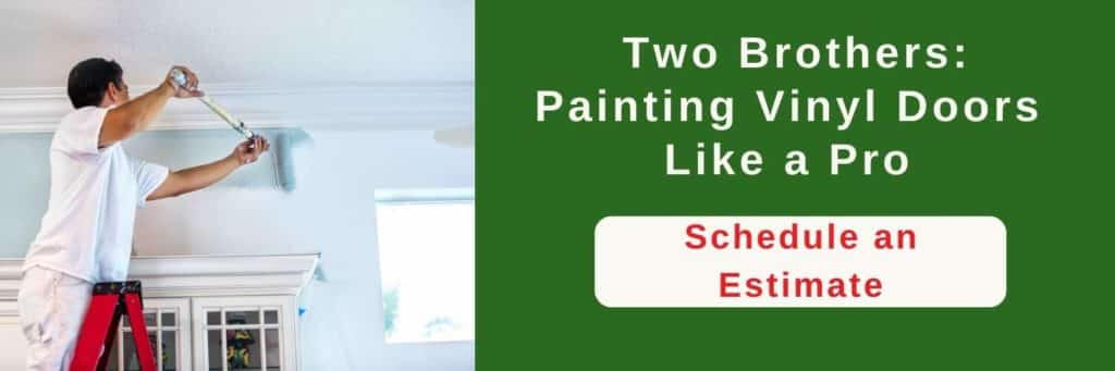 can you paint vinyl doors