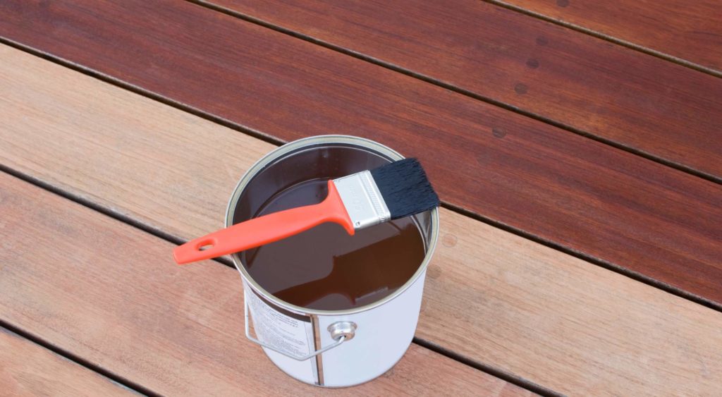 how many coats of stain on a deck