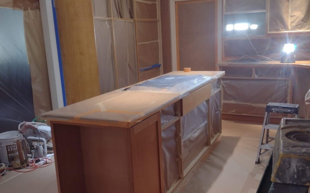 Residential Interior Cabinet/Kitchen Paint Job